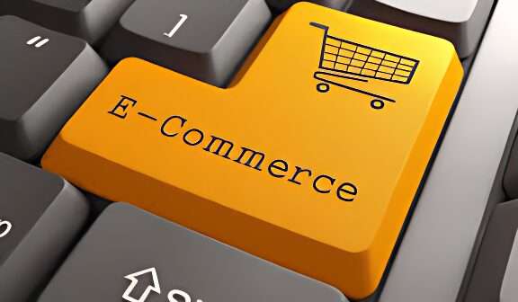 an ecommerce button on a computer keyboard